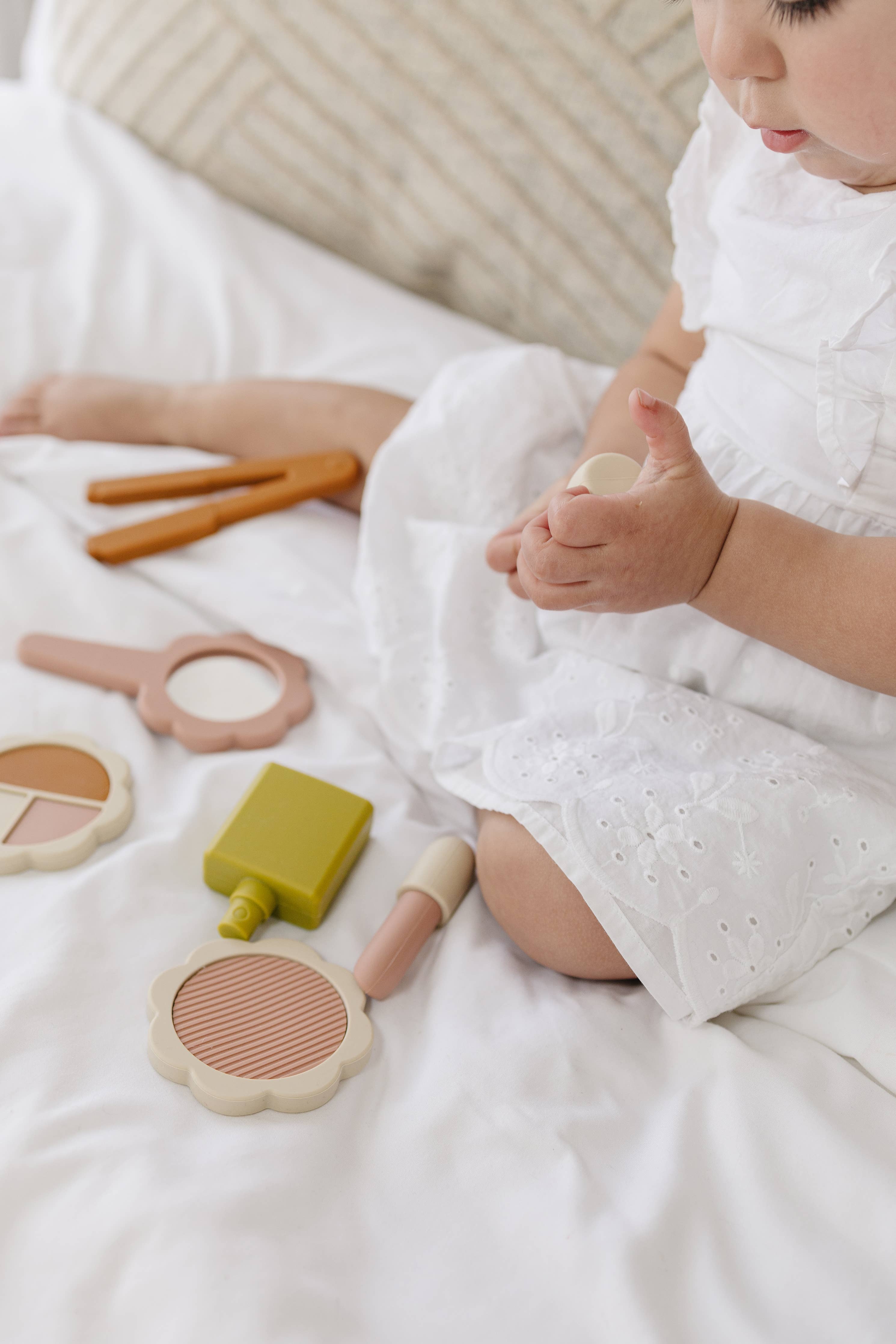 Silicone Hair and Makeup Play Set