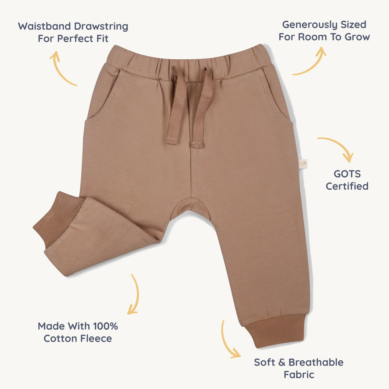 Organic Fleece Jogger Pants