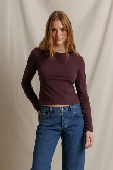 Lisa, recycled cotton long sleeve