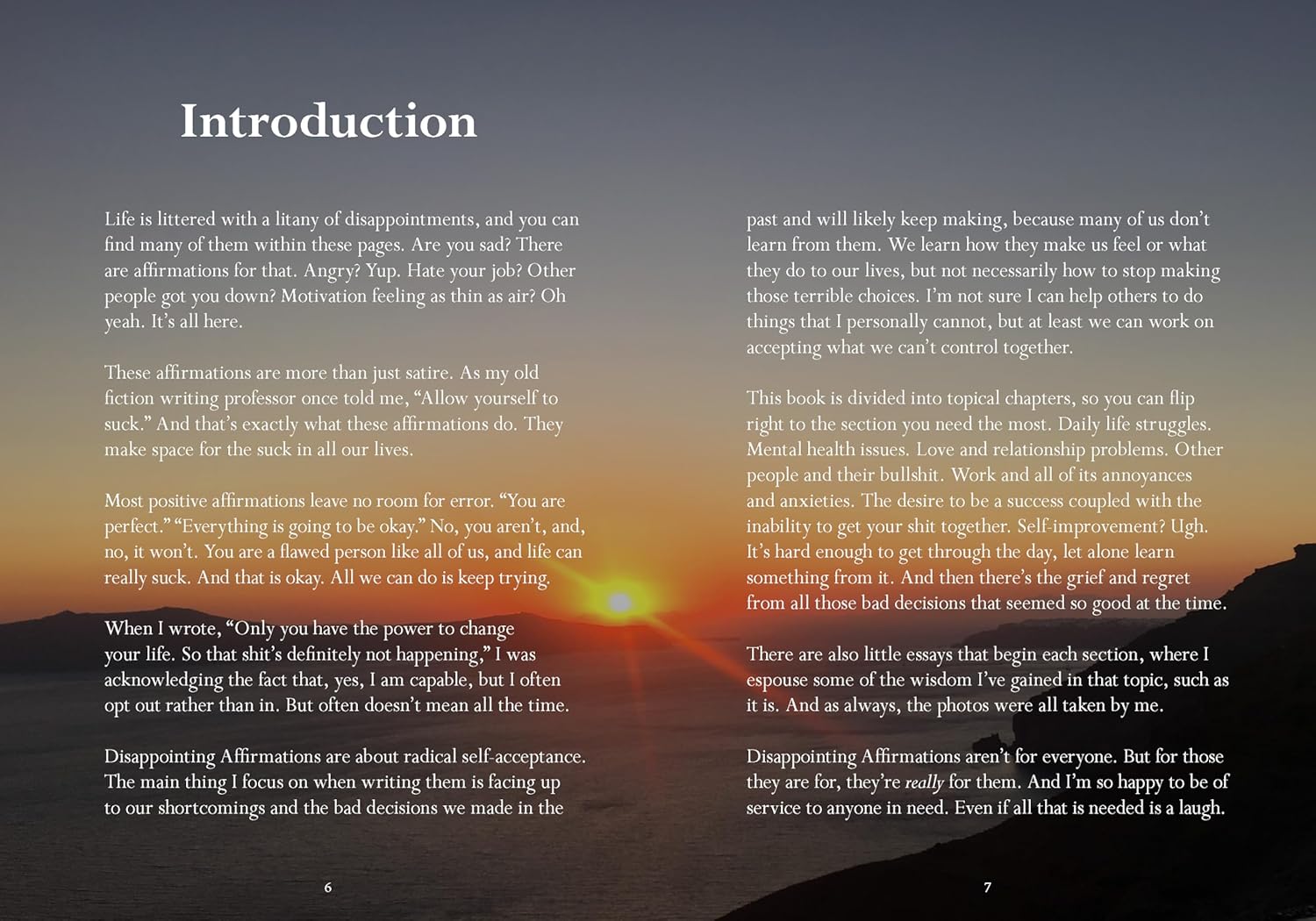 Sorry In Advance Affirmation Book