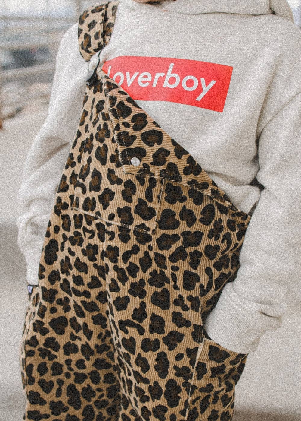 Leopard Print Overalls