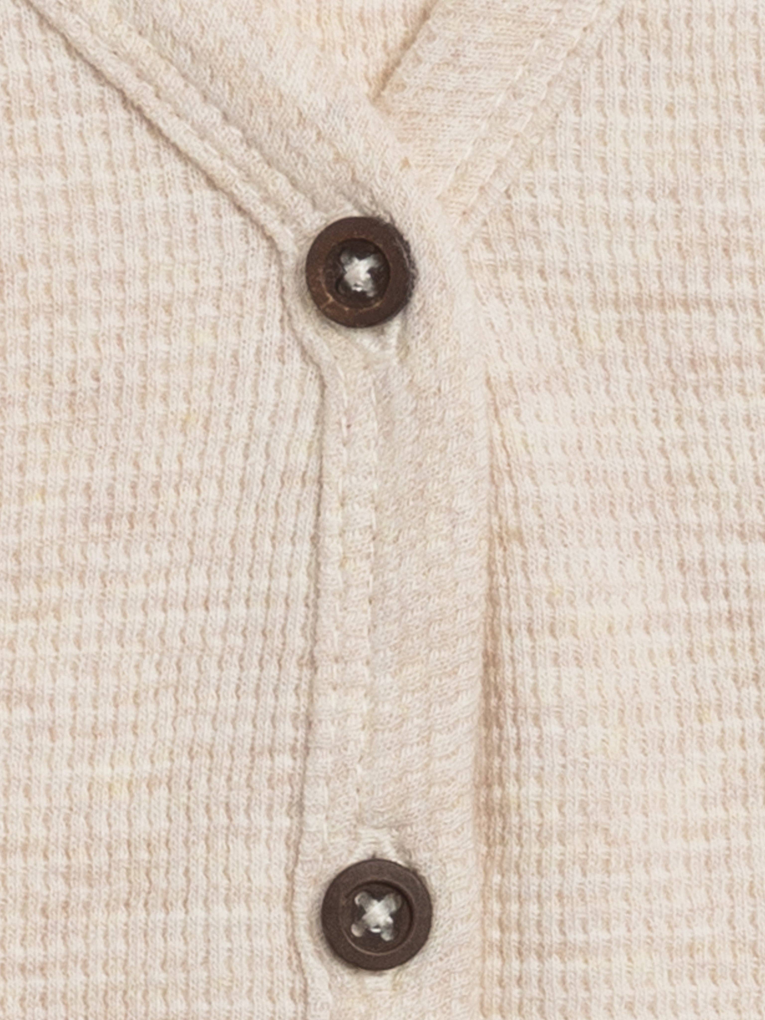 Wells Waffle Knit Button Cardigan