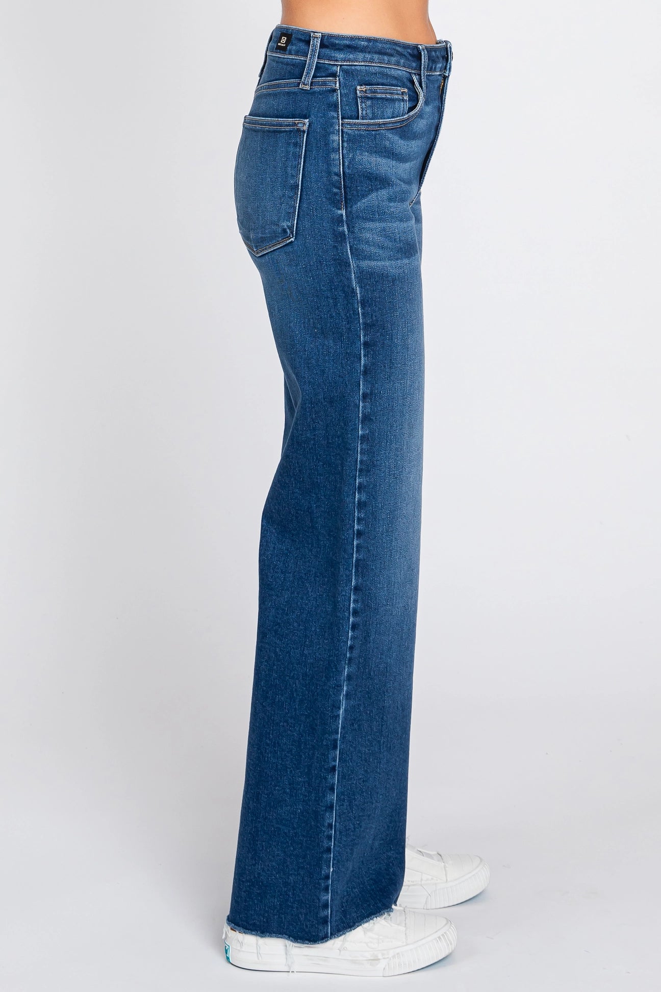 Paola A Line Scissor Hem Wide Leg