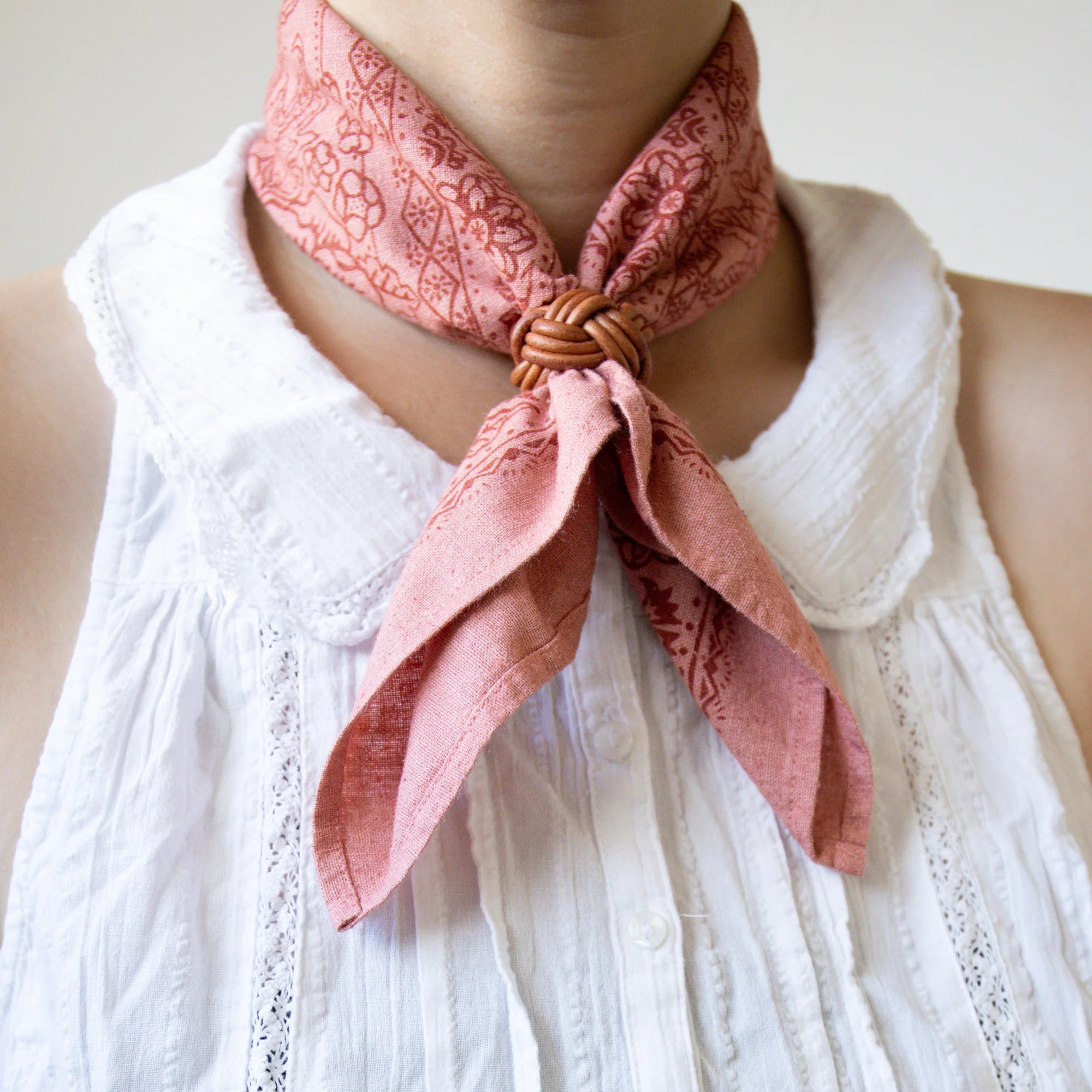 Natural Dye Silk Bandana