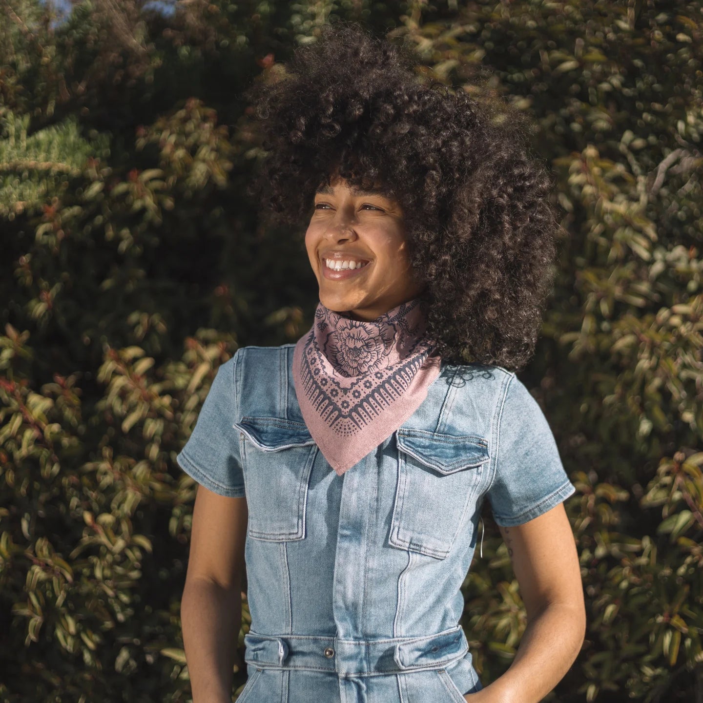Natural Dye Silk Bandana