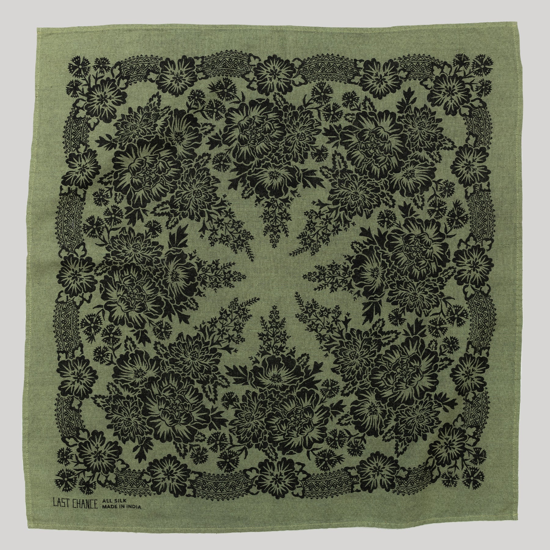 Natural Dye Silk Bandana