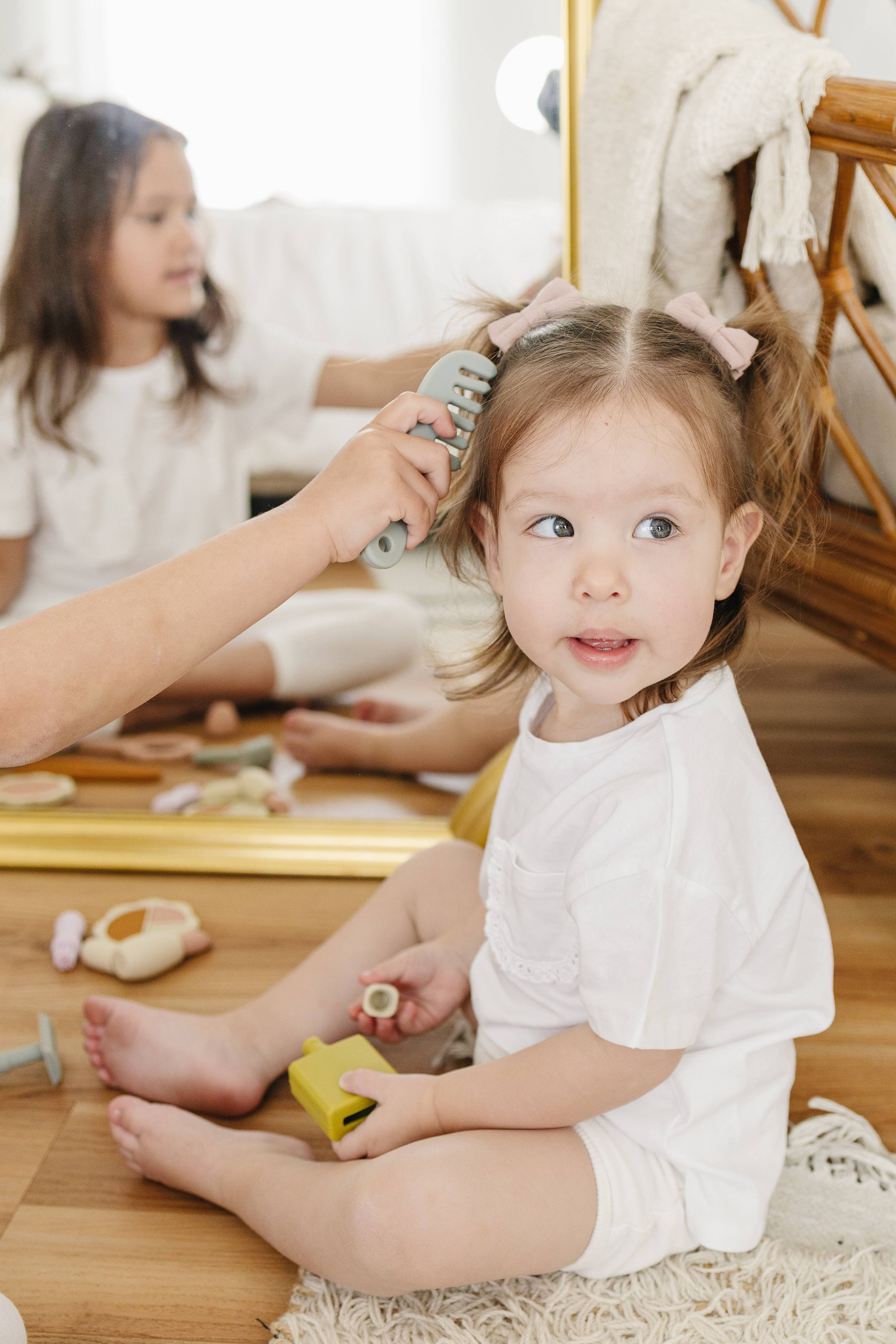 Silicone Hair and Makeup Play Set