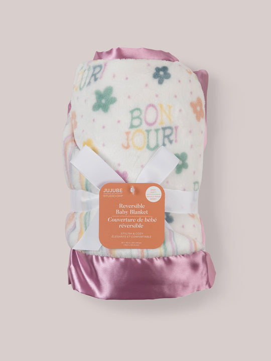Ultra-Soft Thick Reversible Baby Blanket