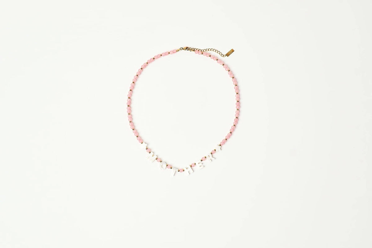 Mother Necklace - Dusty Rose