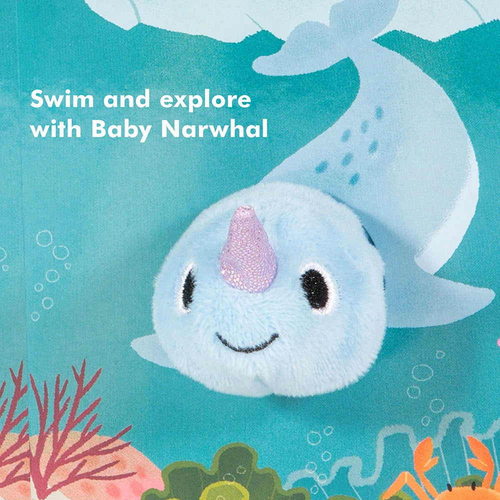 Baby Narwhal Finger Puppet Book