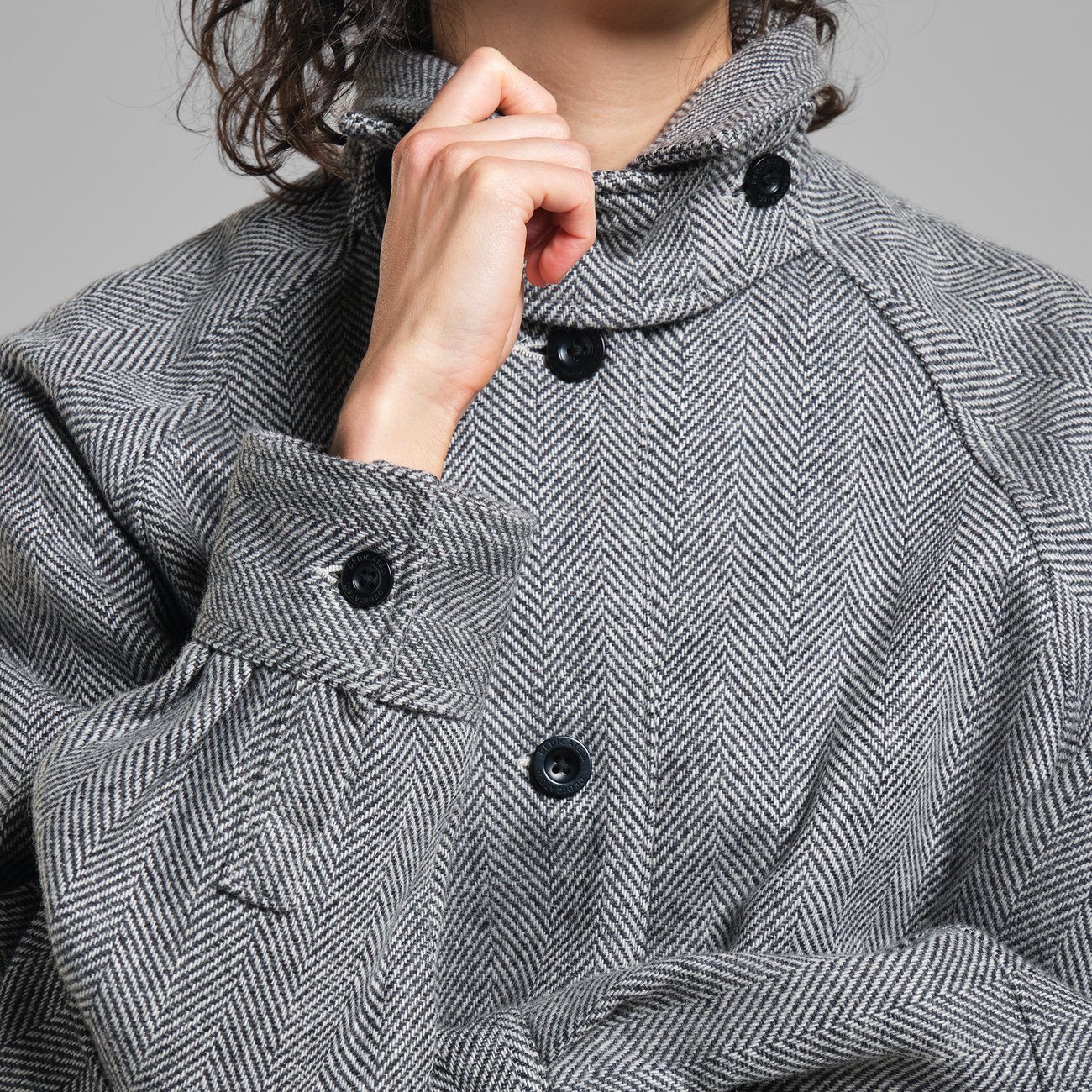 Nabeen Herringbone Wool Jacket