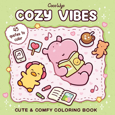 Cozy Vibes, coloring book