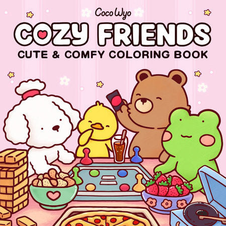 Cozy friends, coloring book