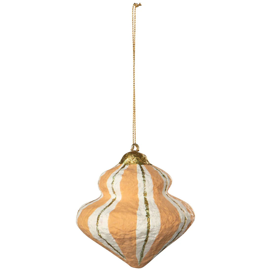 Luminous Jewels Mache Christmas Tree Ornaments