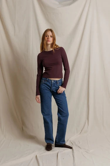 Lisa, recycled cotton long sleeve