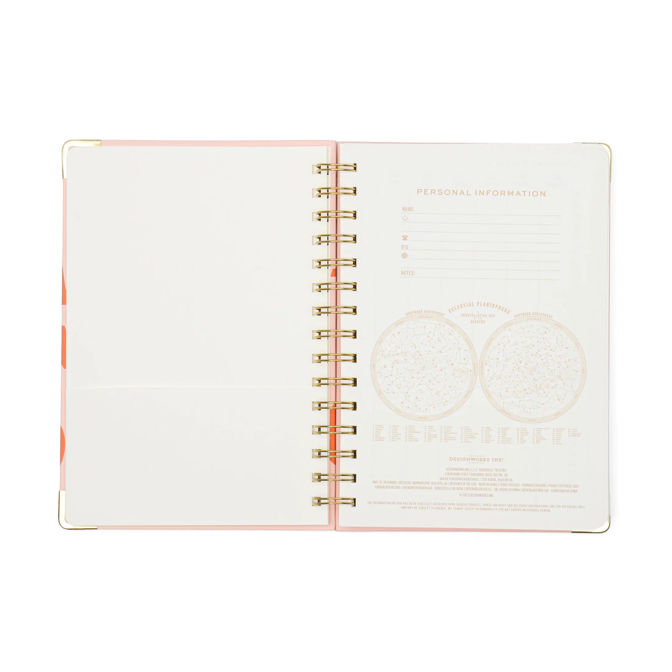 Undated 13 Mo. Planner