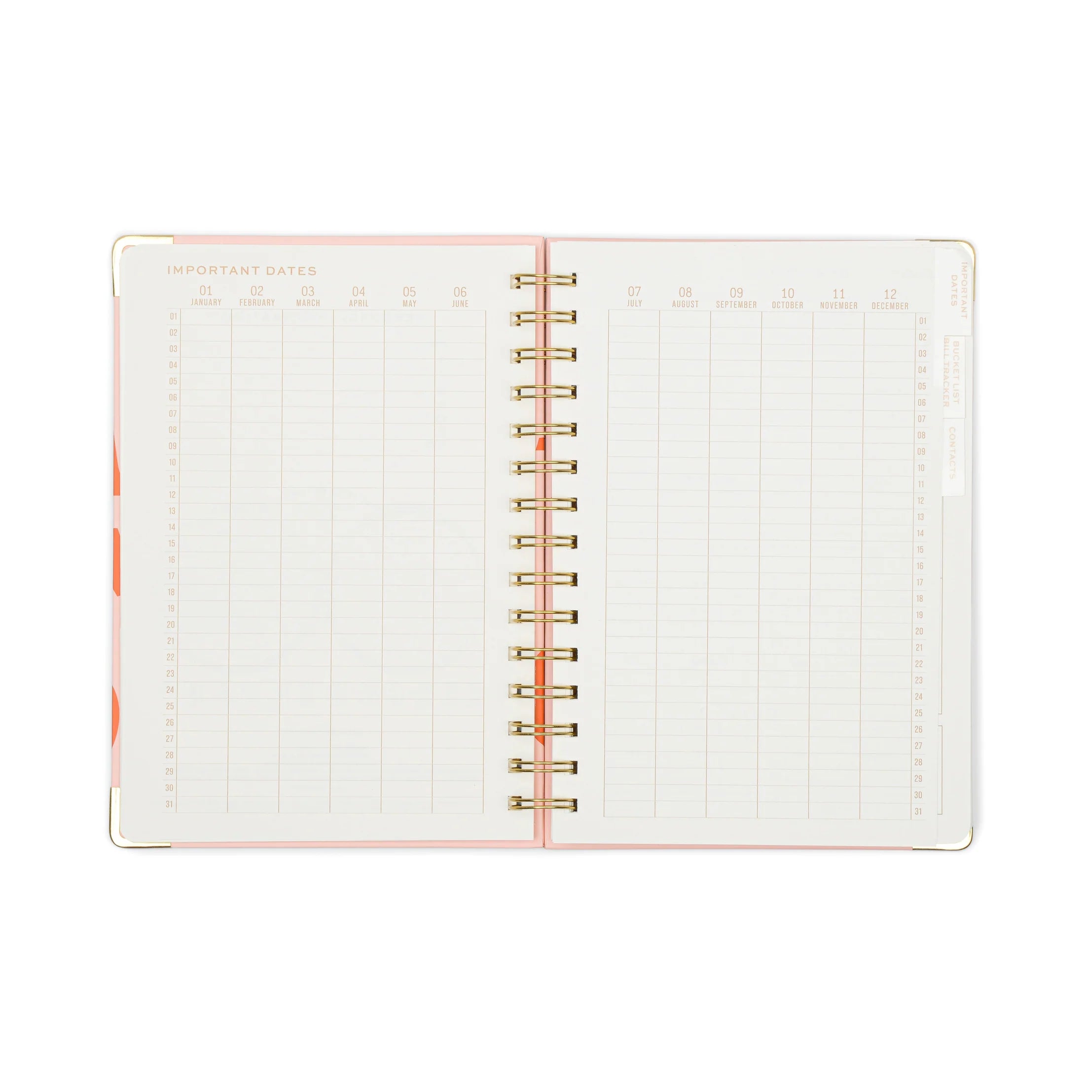 Undated 13 Mo. Planner