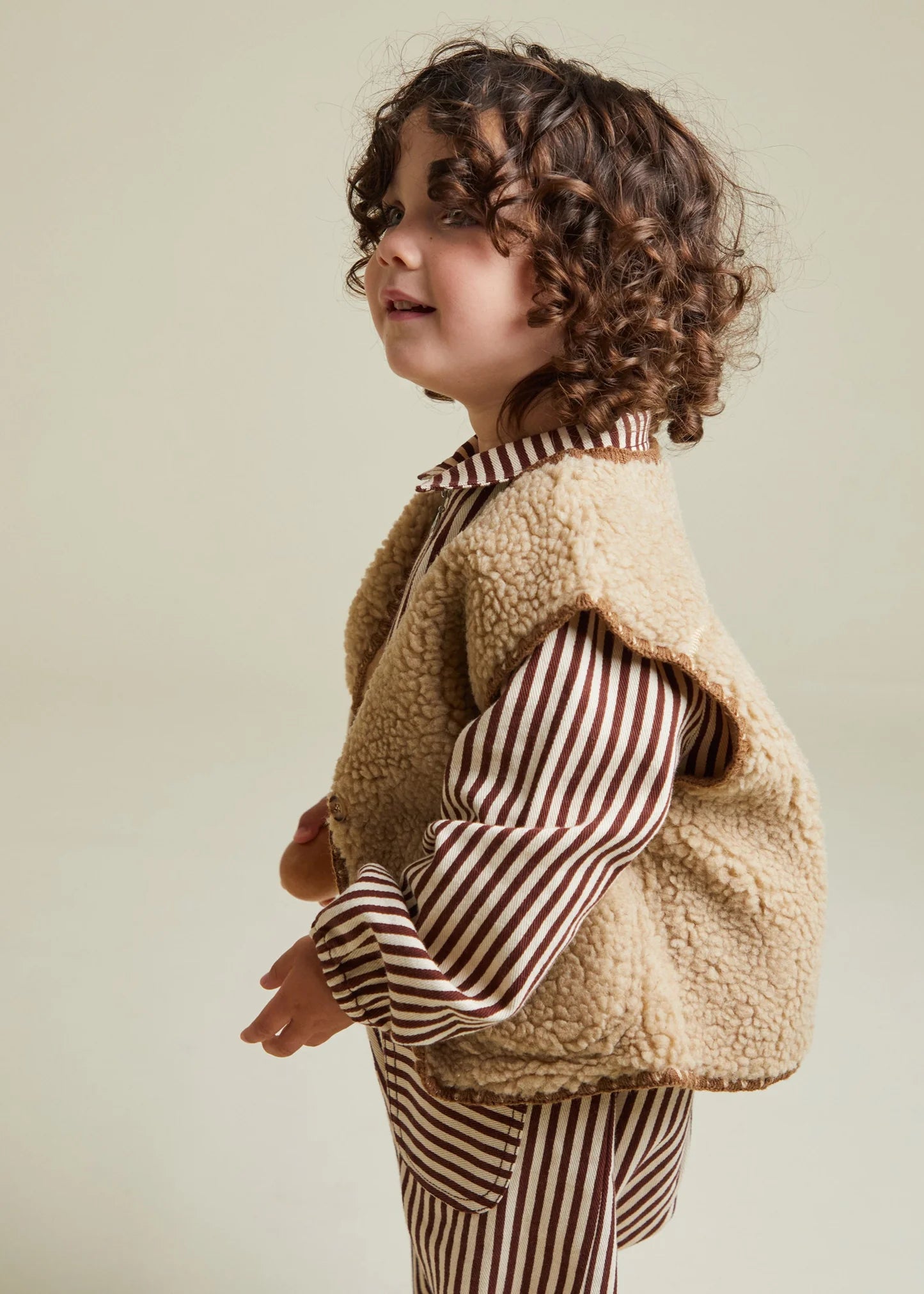 Amos Sand Folk Gilet