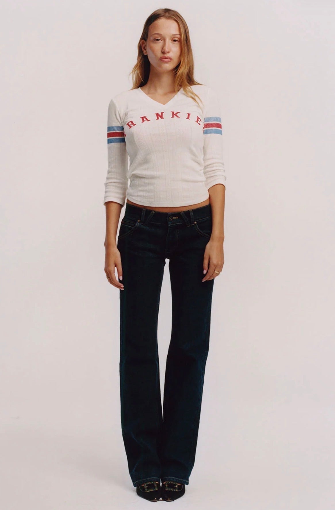 School Girl Pointelle Tee