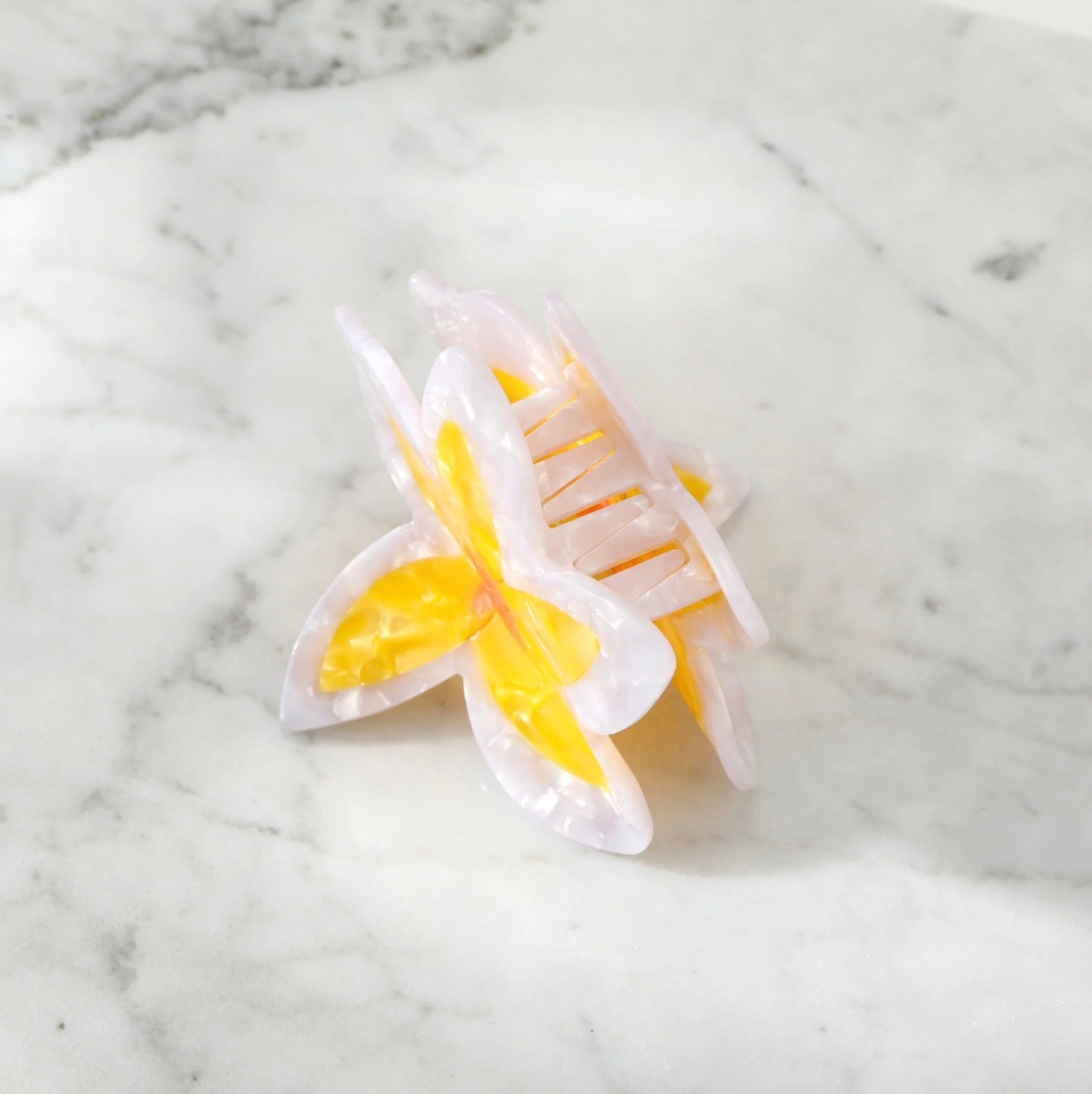 Plumeria Flower Hair Clip Large