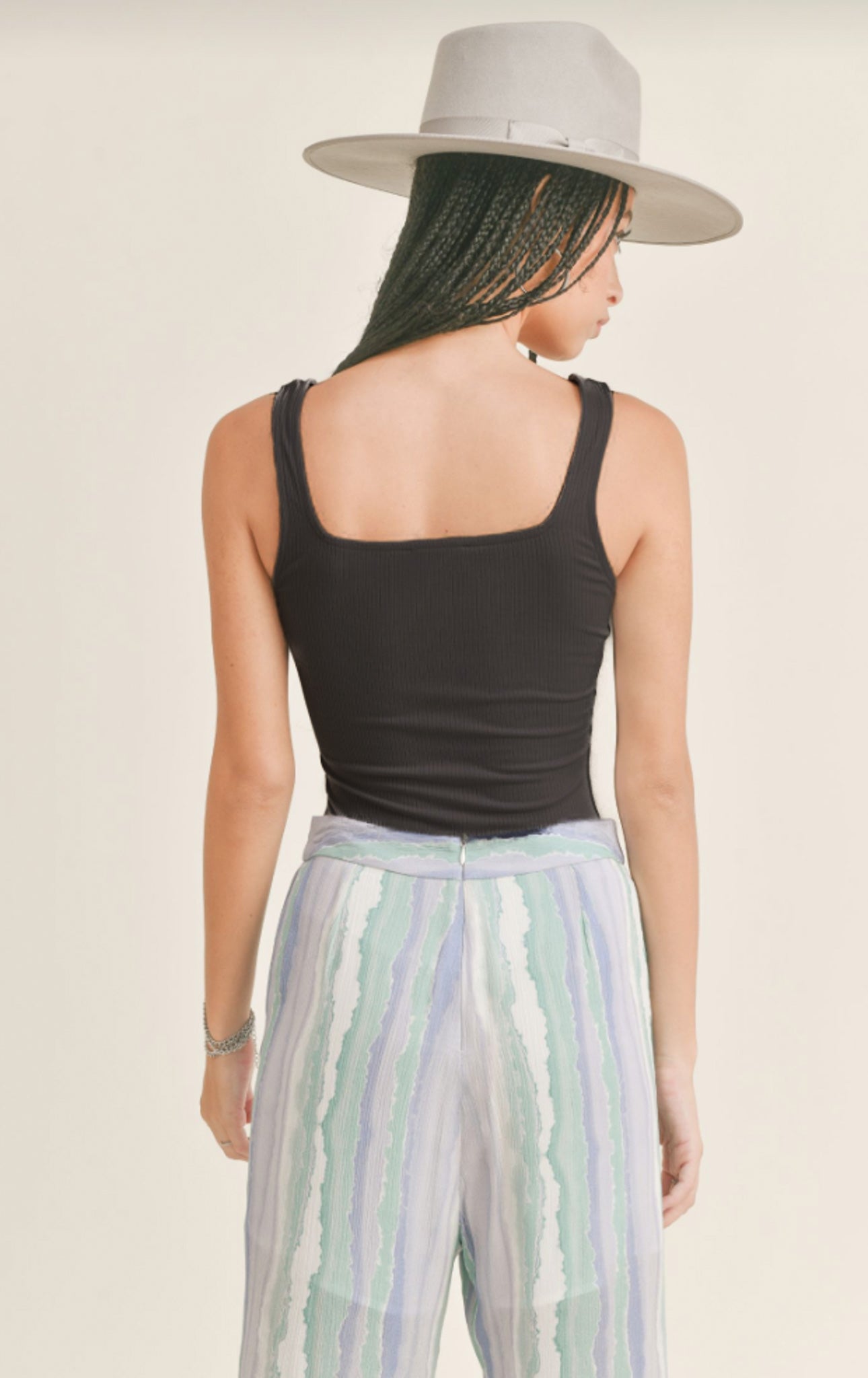 Bold Girl V-Cutout Neck Bodysuit