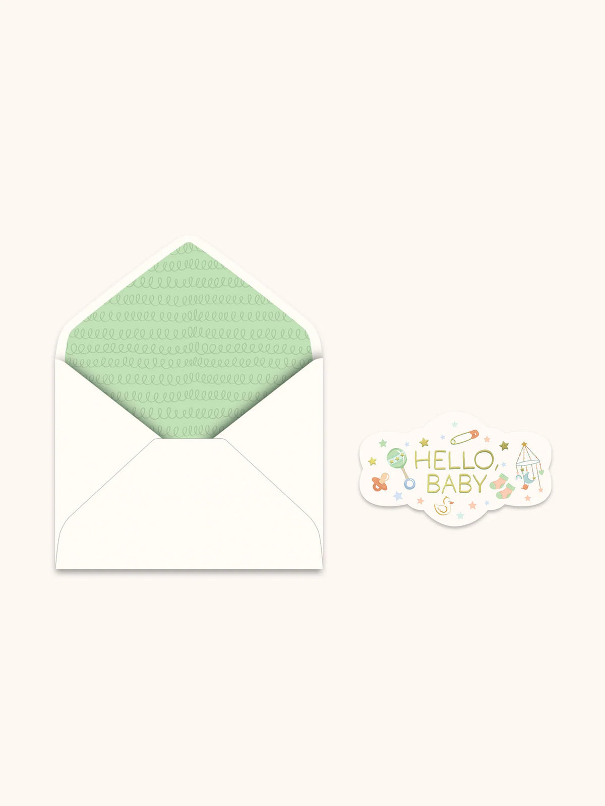 Ready to Rattle Deluxe Greeting Card