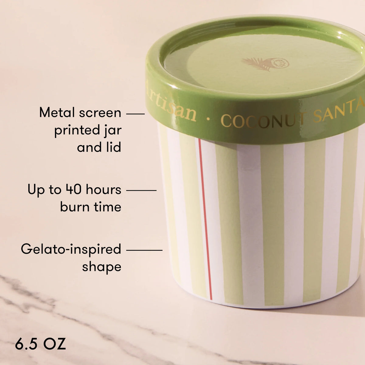 Caffe Capri Gelato Cup Candle