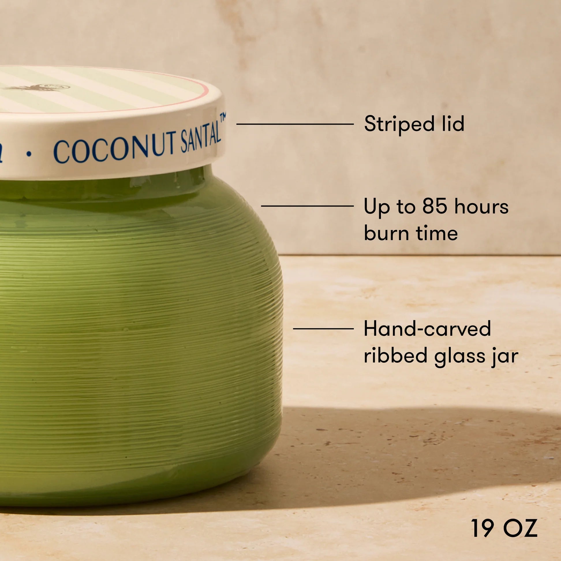 Coconut Santal Caffe Capri Candle