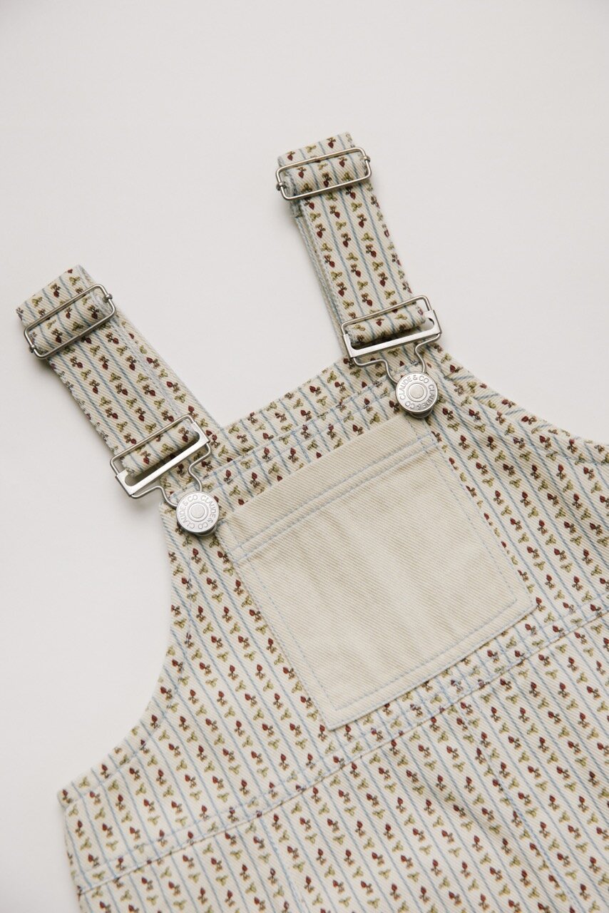 Blythe Radish Stripe Dungaree
