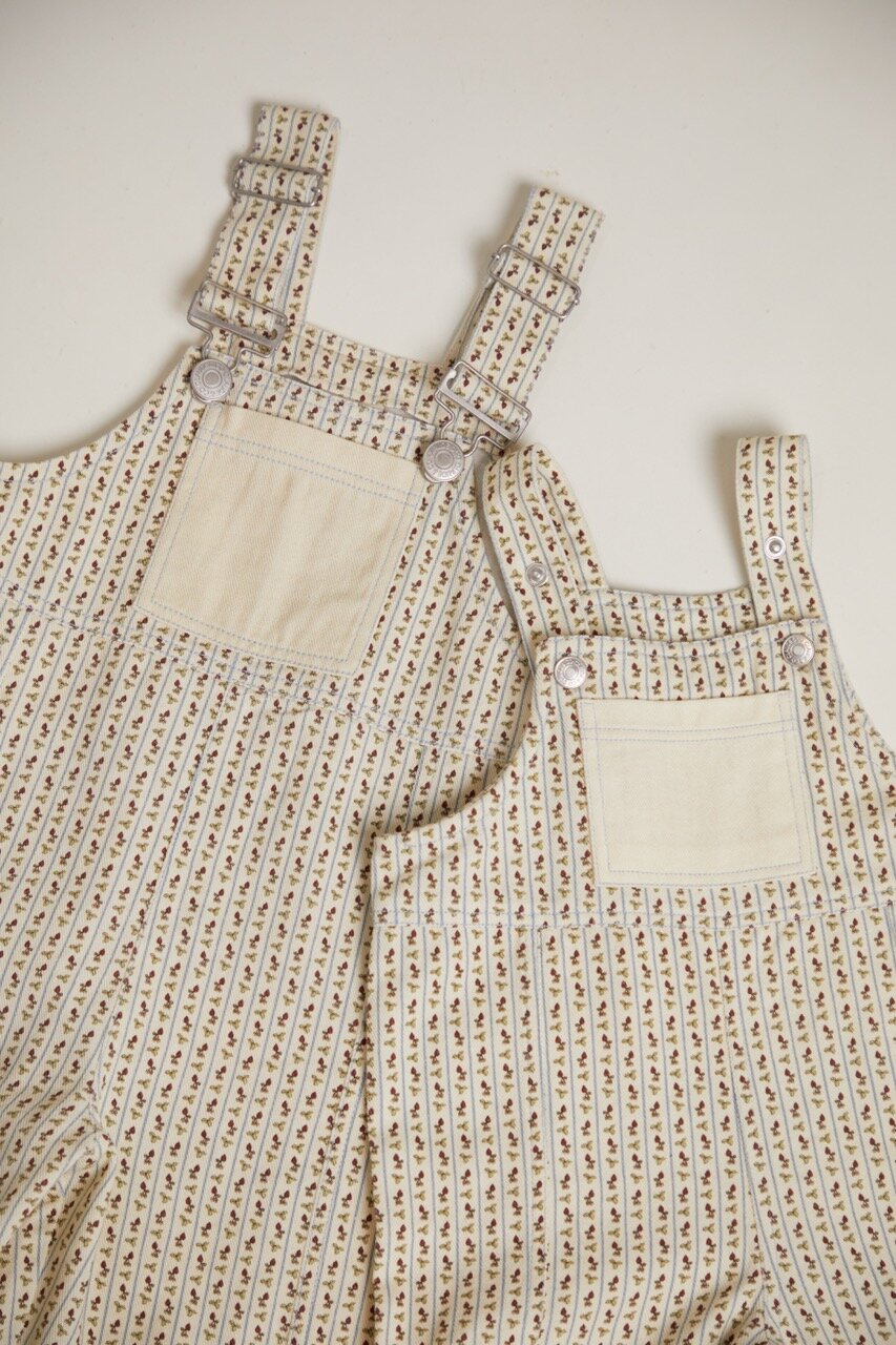 Blythe Radish Stripe Dungaree