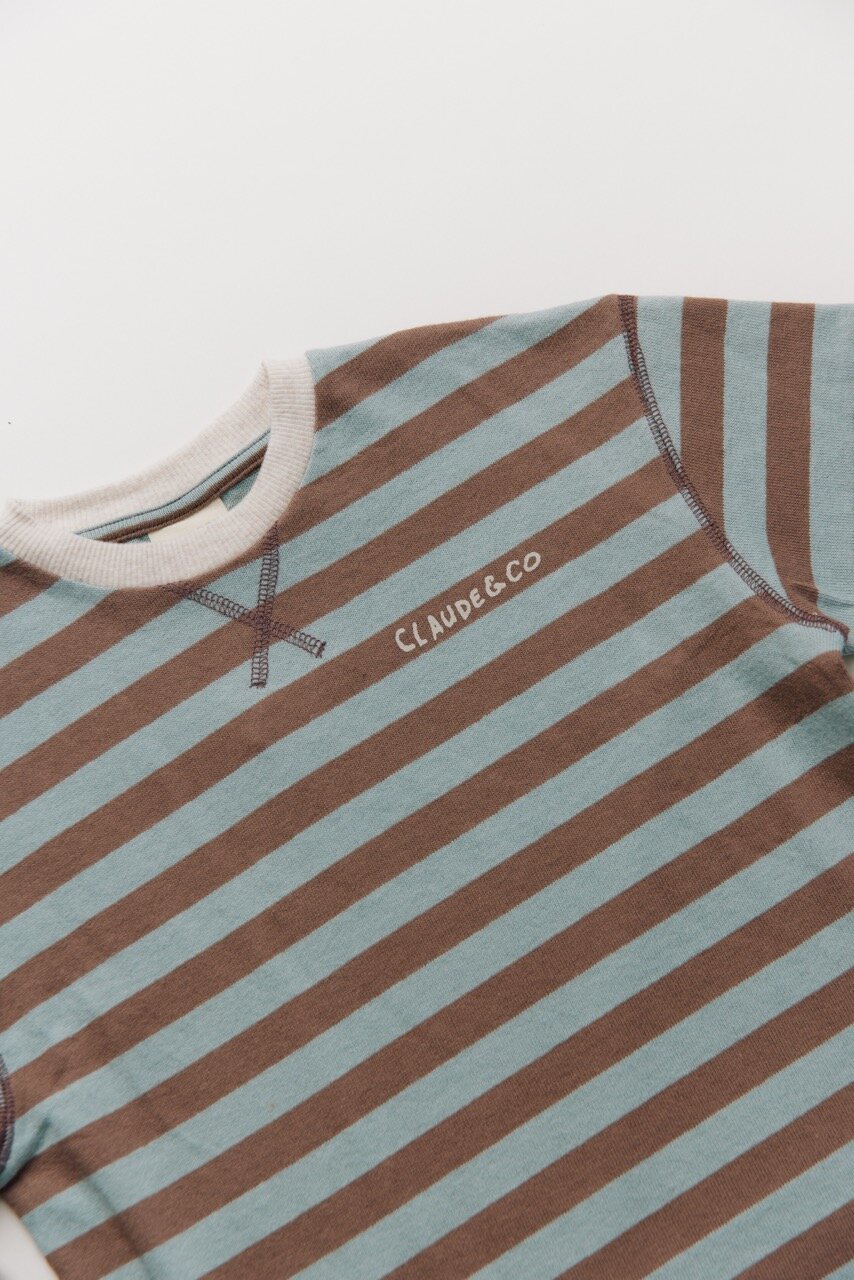Rue Choc Stripe Long Sleeve Tee