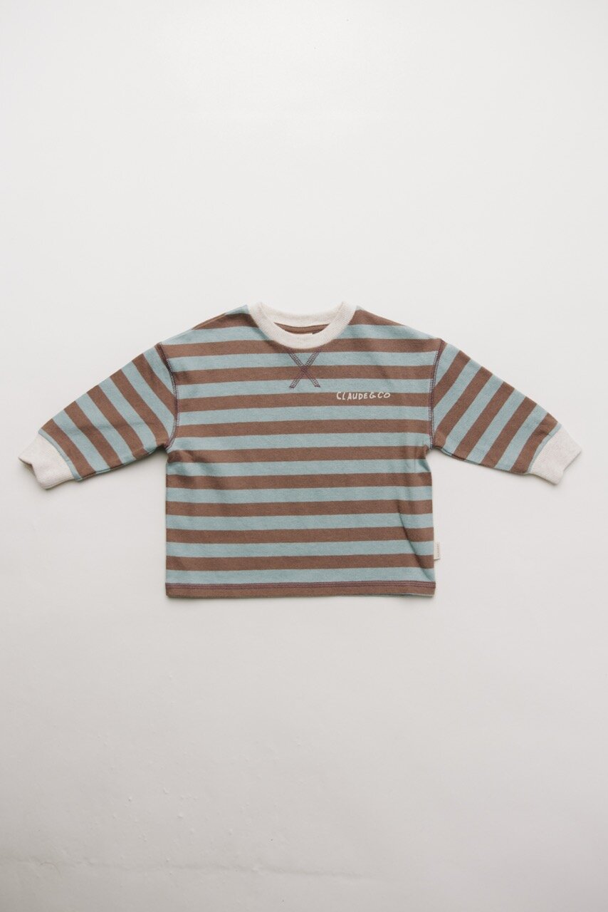 Rue Choc Stripe Long Sleeve Tee