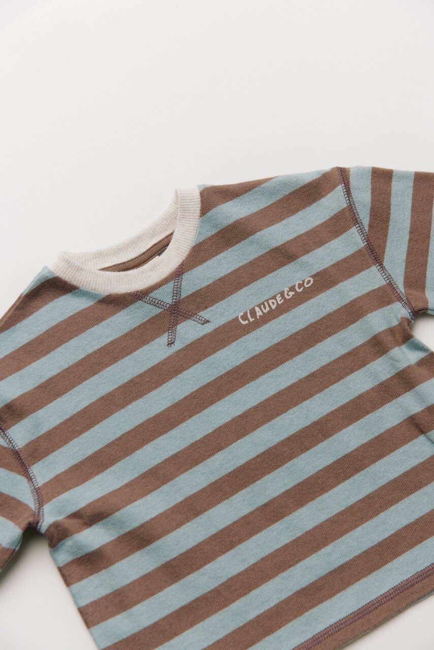 Rue Choc Stripe Long Sleeve Tee
