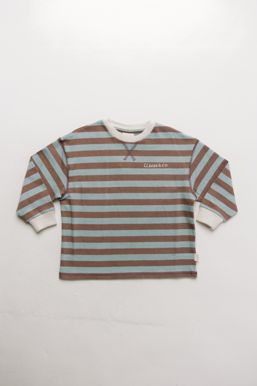 Rue Choc Stripe Long Sleeve Tee