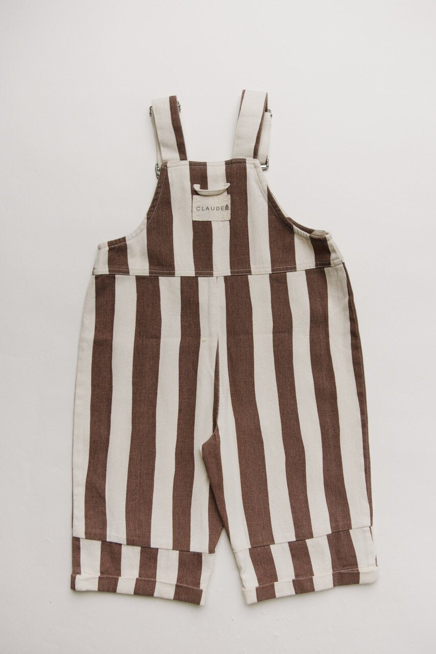 Blythe Choc Stripe Dungaree
