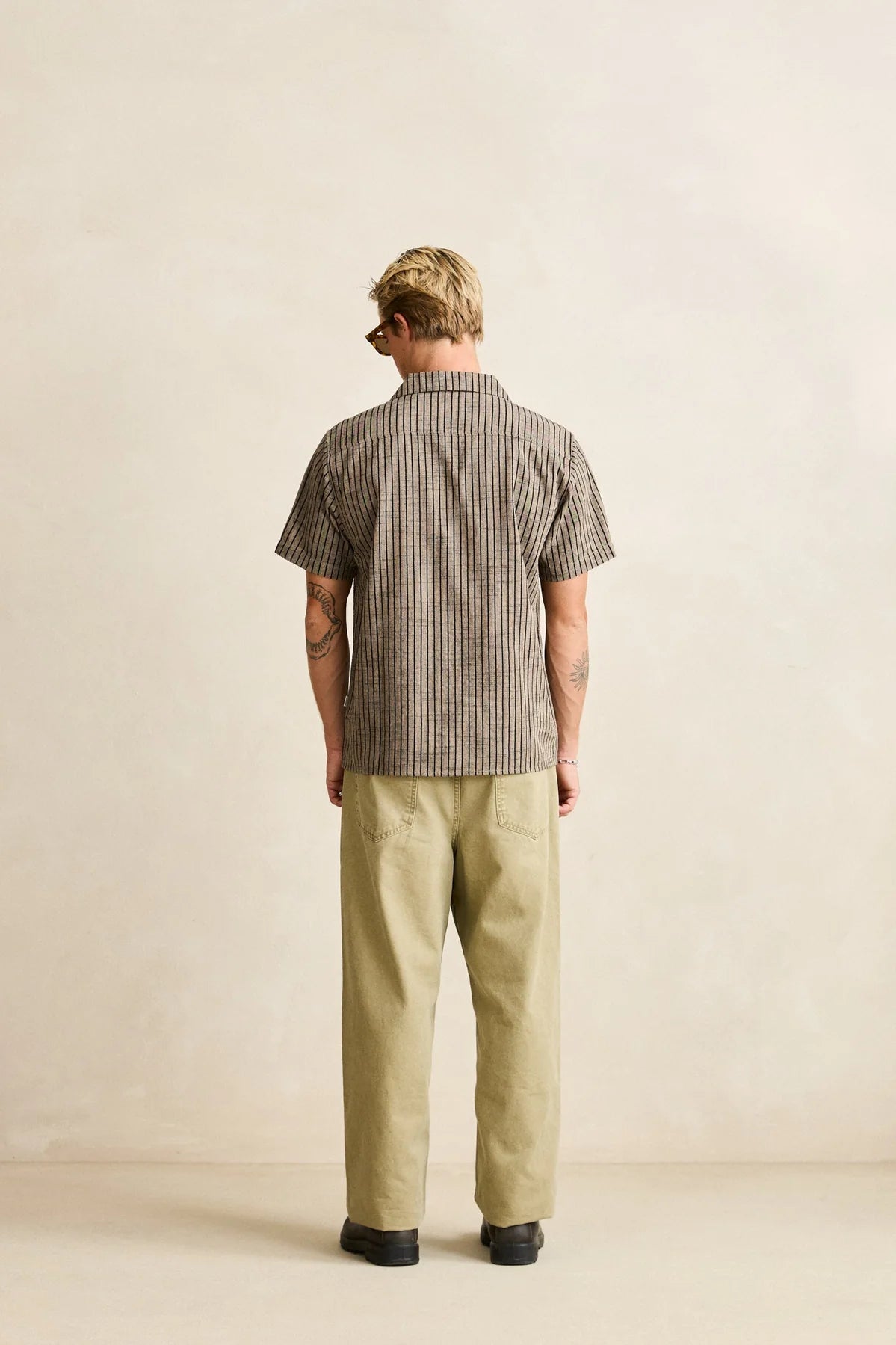 Texture Stripe SS Shirt