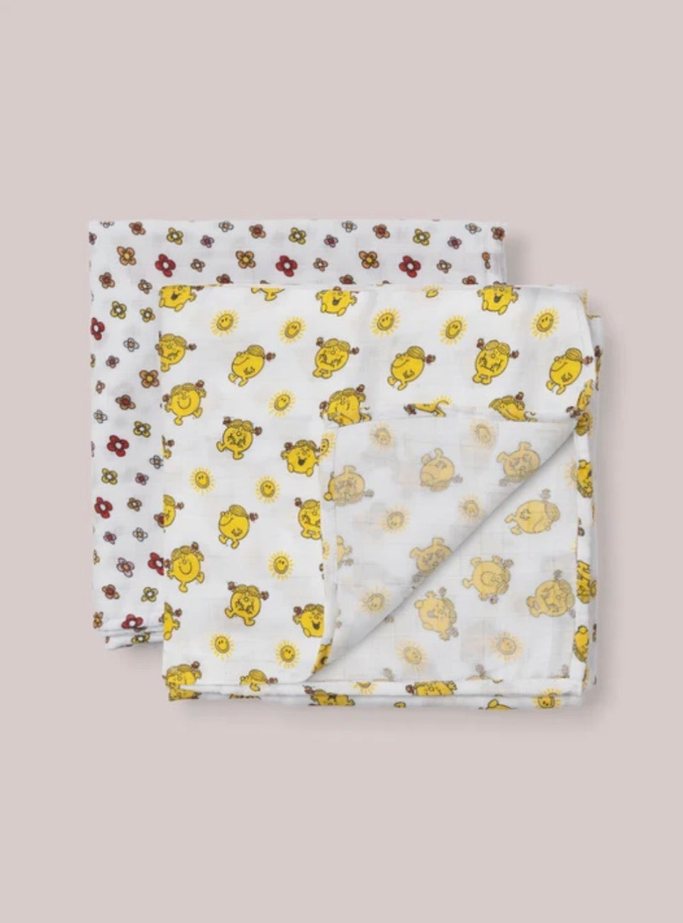 2-Pack Square Swaddle Blanket Set