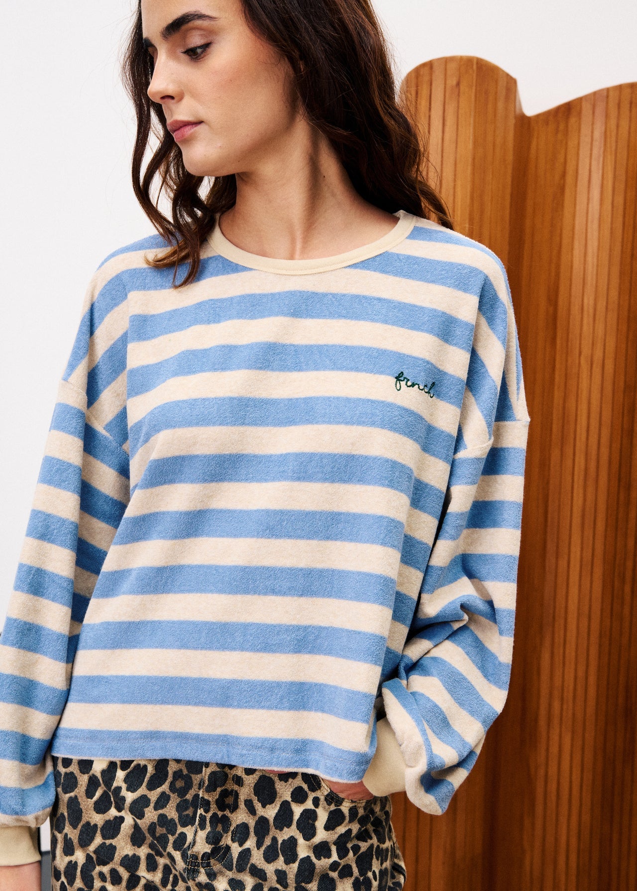 Iris Bleu Sweatshirt