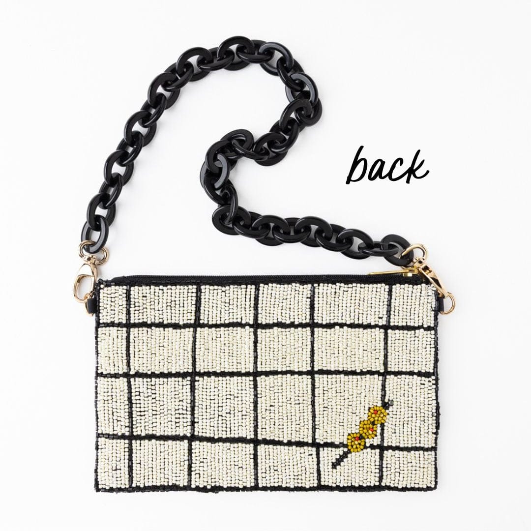 Elenor Martini + Caviar Glass Beaded Bag