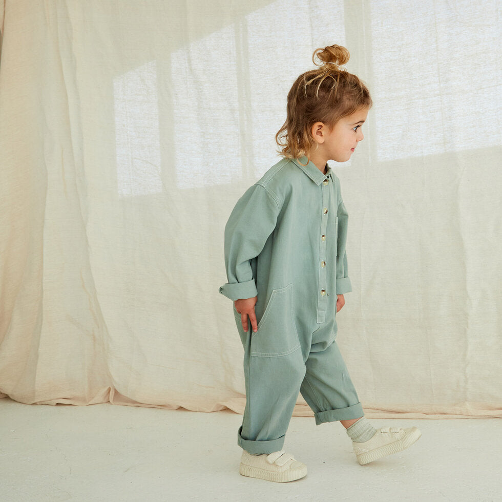 Milking It ® Western Overalls - Sea Green