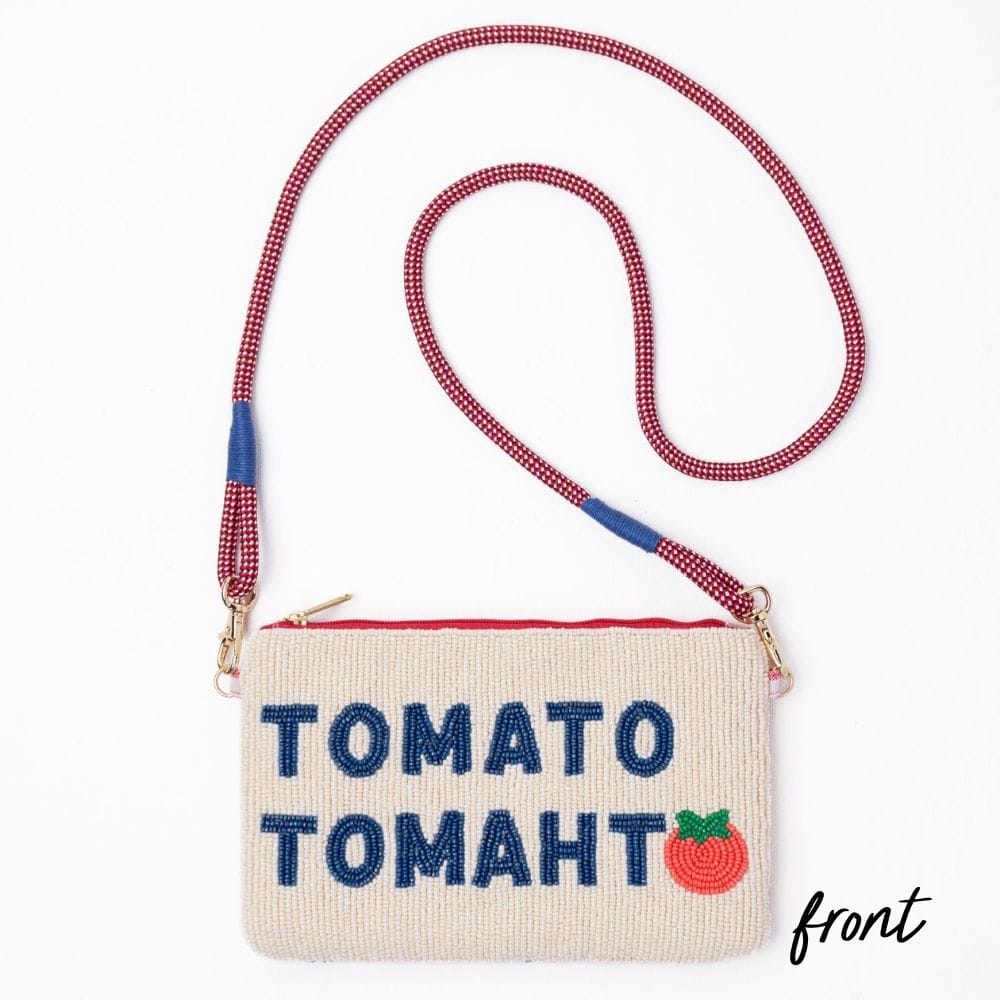 Tomato Tomahto Glass Beaded Bag