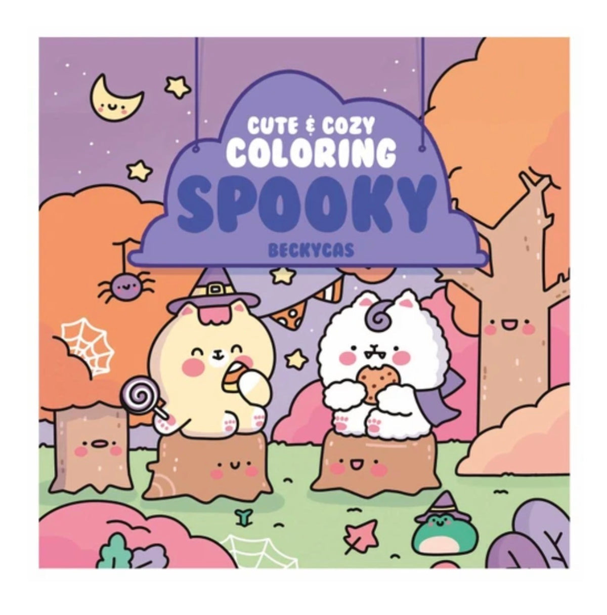 Spooky, Cute & Cozy Coloring Book