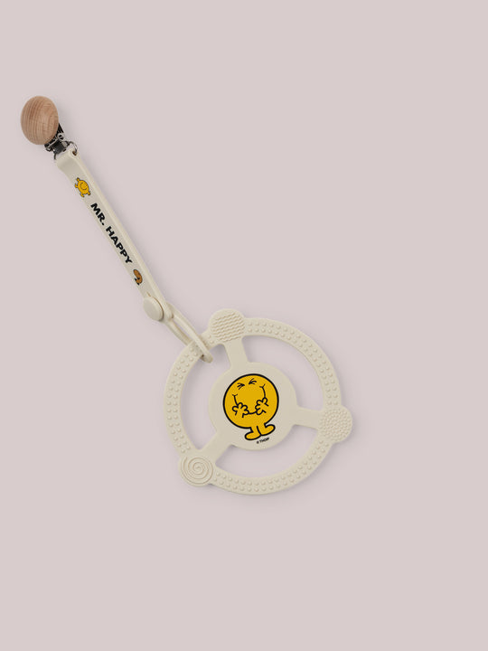 Silicone Teether Ring & Detachable Clip