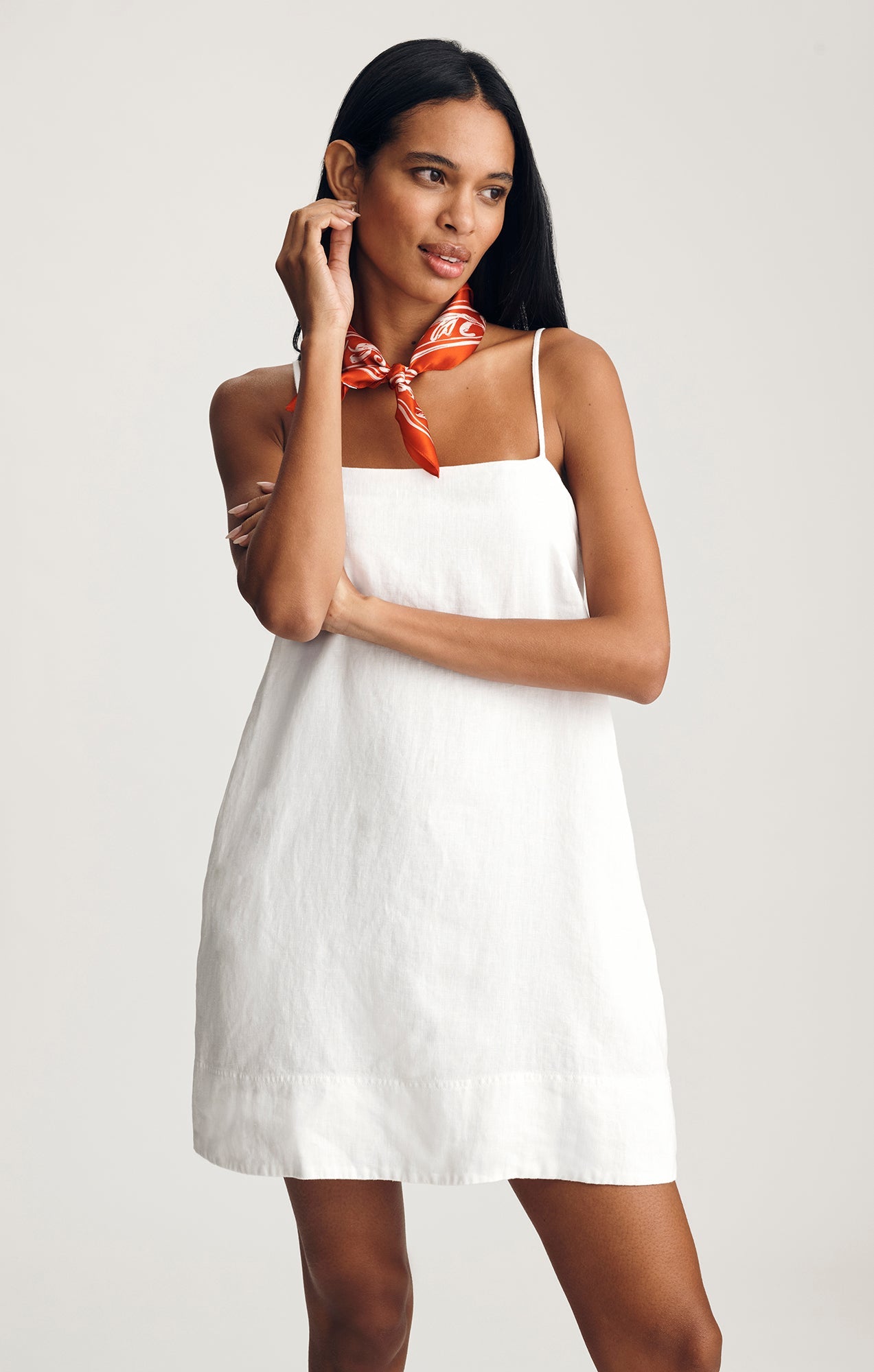 Linen Cami Mini Dress