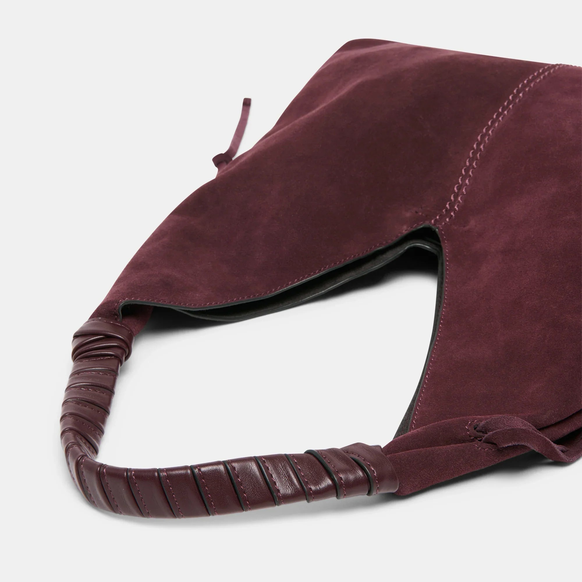 Merrick Burgundy Suede