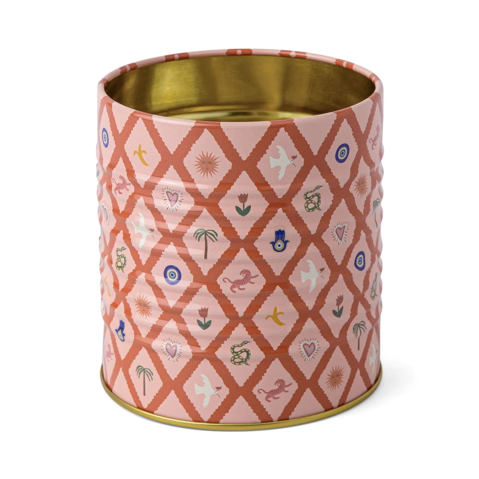 A Dopo Solid & Striped Storage Tin
