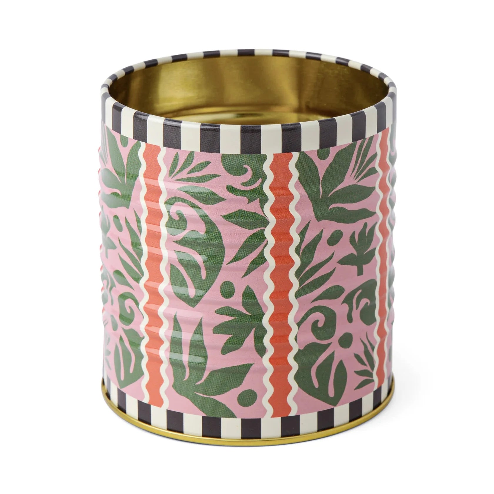 A Dopo Solid & Striped Storage Tin