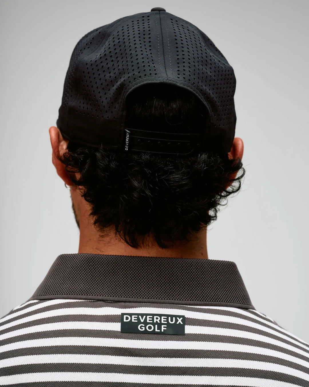Camelback Polo - Brown / White Stripe