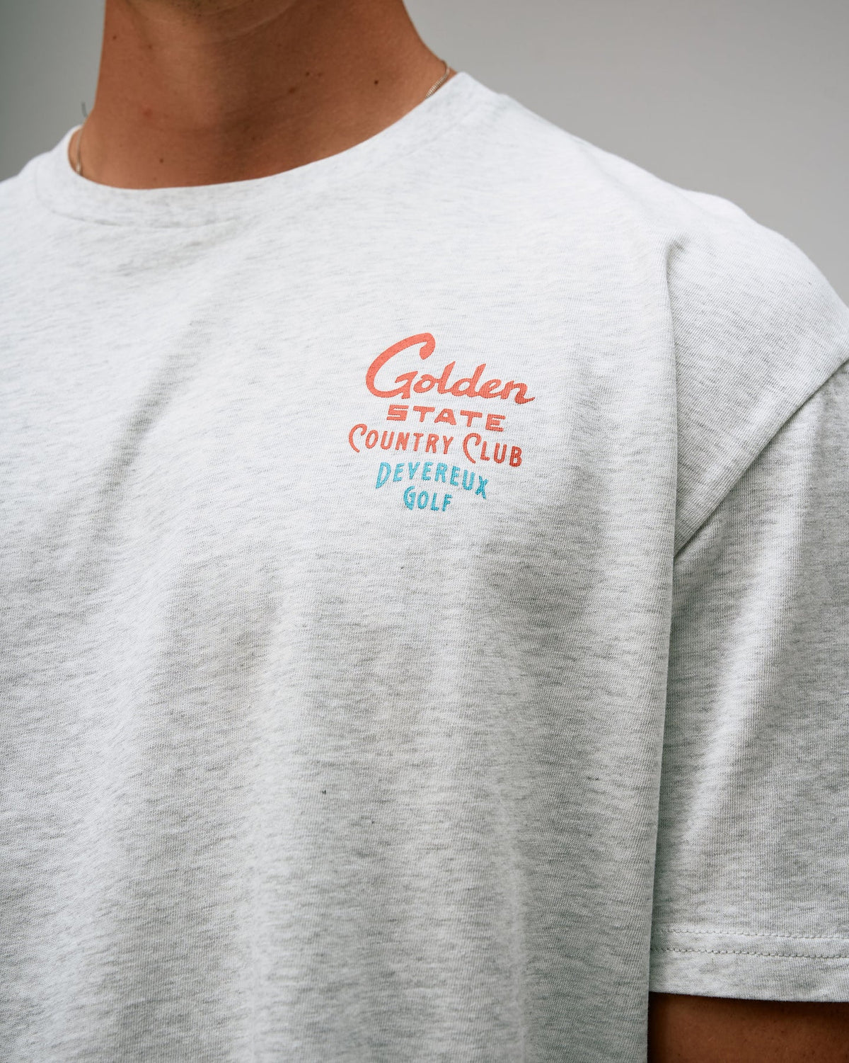 Golden State Country Club Tee - White Heather