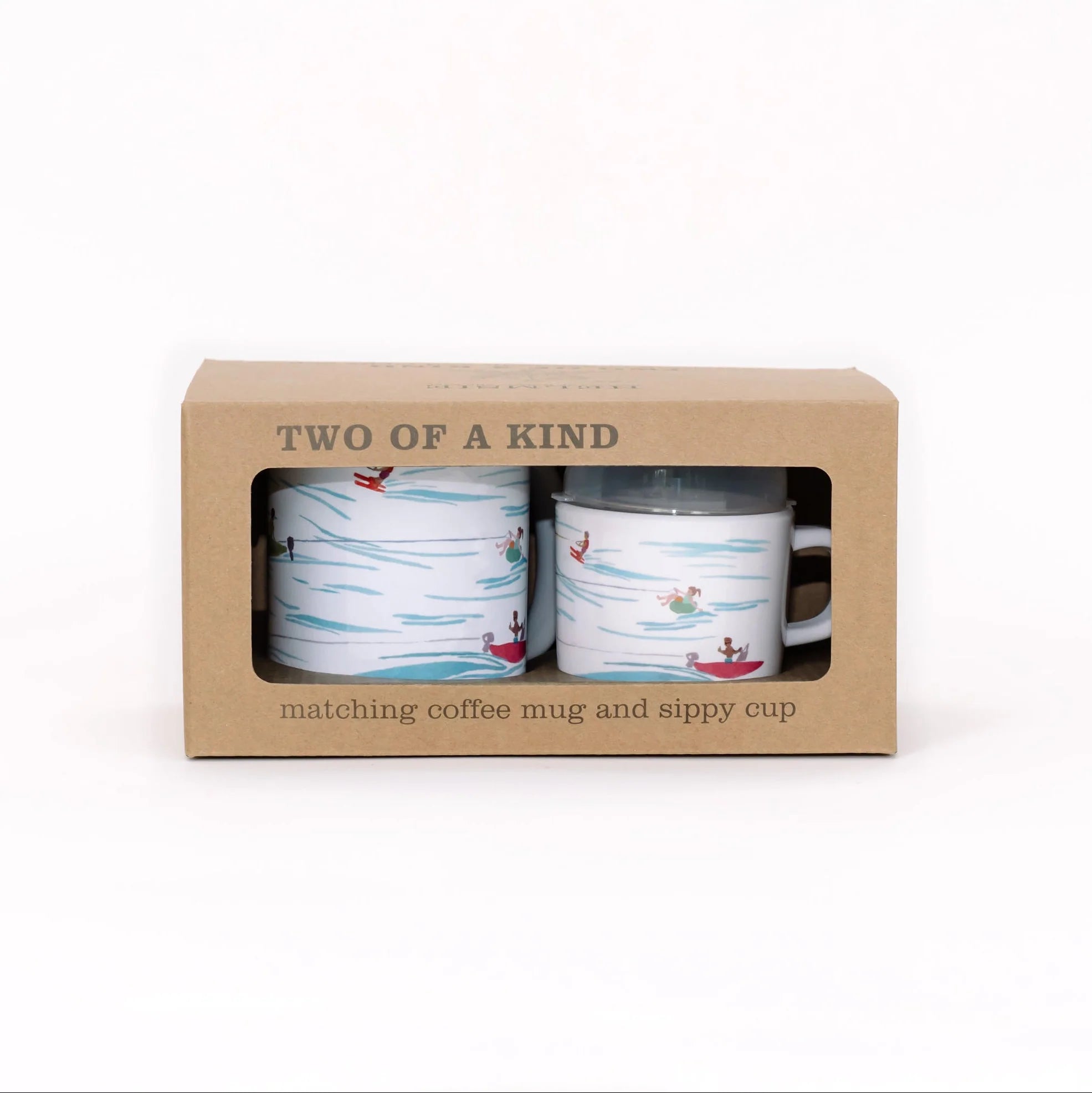 Water Skiers Two of a Kind Cup Set